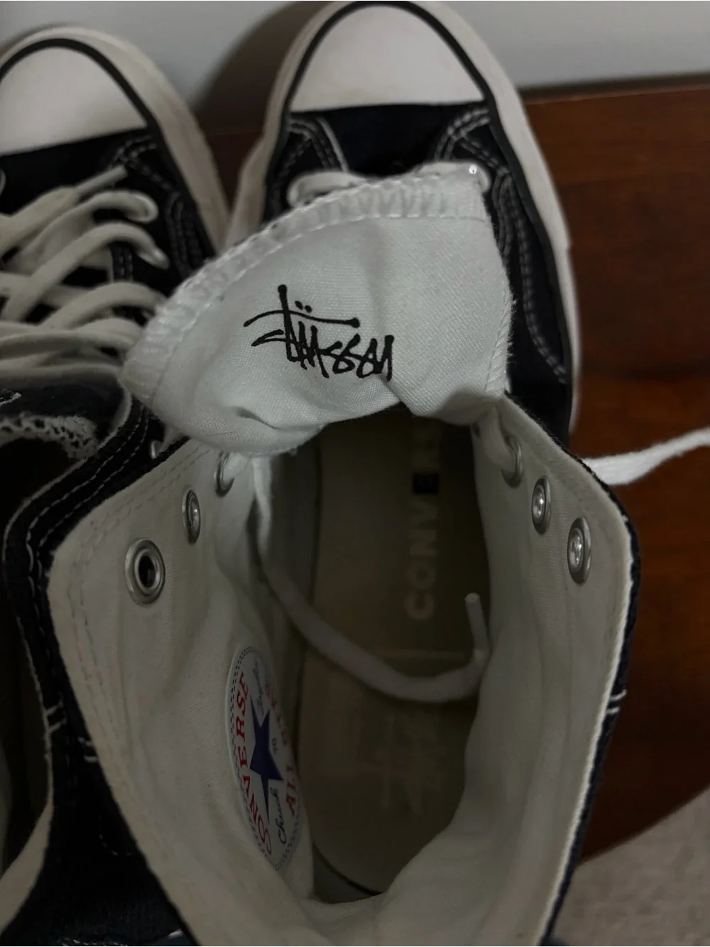Converse x Stussy Chuck 70 High Black White Premium Hemp A01765C-001